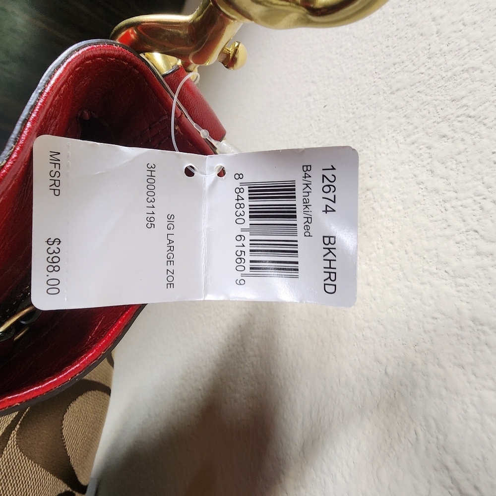 NWT Coach Signature Large Zoe #12674 - Picture 17 of 17